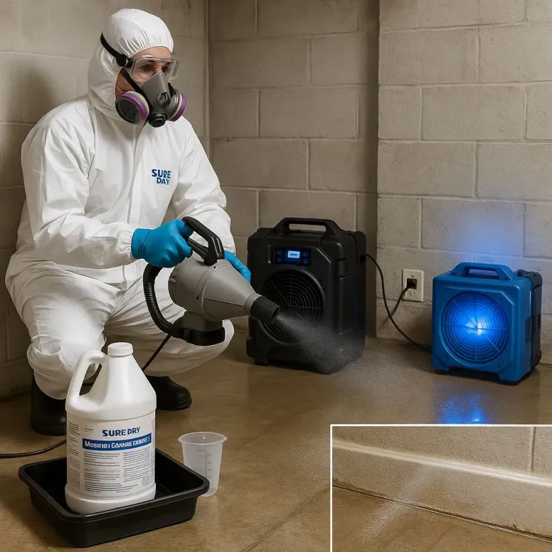 Sanitization and Odor Removal process in Baldwin Park, CA