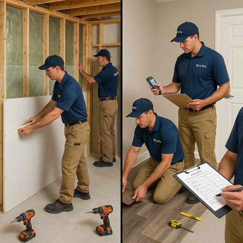 Repairs and Reconstruction process in Baldwin Park, CA